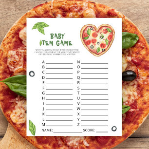Papier Jeu d'article pour bébé. Jeu de Baby shower de piz