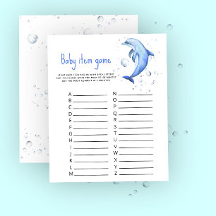 Papier Jeu d'articles bébé marin. Jeu de Baby Shower