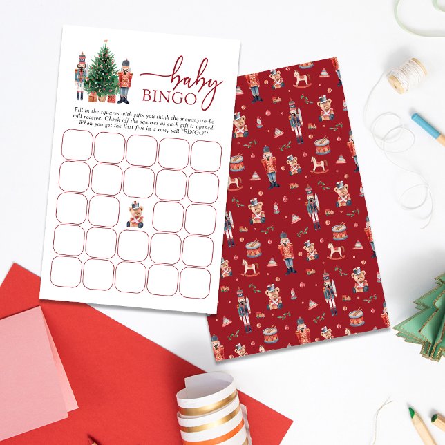 Papier Jeu de Baby Shower Casse-Noisette (Nutcracker Baby Shower Game
)