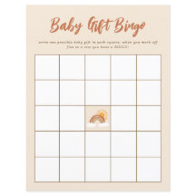 Jeu de Baby shower de Bingo Neutral Baby