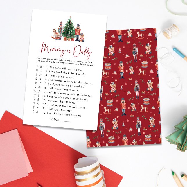 Papier Jeu de bébé Maman Casse-Noisette (Nutcracker Mommy Baby Game
)