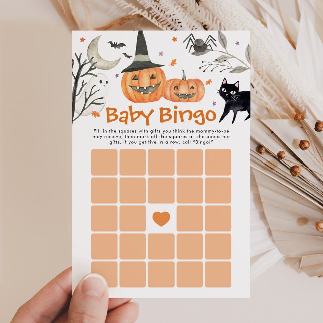 Papier Jeu de Bingo de Baby shower de la petite boîte d'H (Créateur téléchargé)