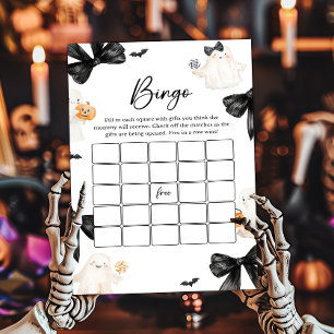 Papier Jeu de bingo Halloween Ghost Little Boo