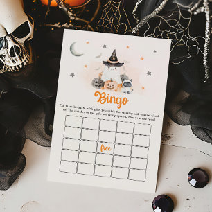 Papier Jeu de bingo Halloween Little Boo Orange