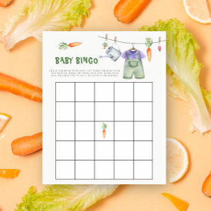 Papier Jeu de Bingo pour baby shower fait localement