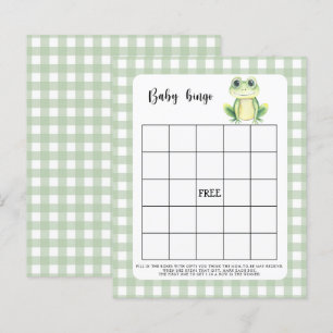 Papier Jeu de bingo pour baby shower Grenouille