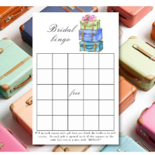 Papier Jeu de Bingo pour enterrement de vie de jeune fill