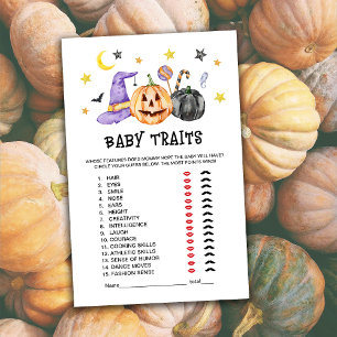 Papier Jeu de caractéristiques de bébé Halloween