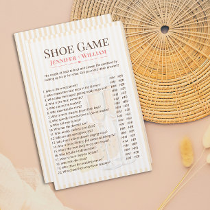 Papier Jeu de chaussures de fiançailles Beurre Ensemble 