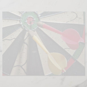 Papier jeu de Cible de flechettes