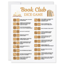 Jeu de dés pour club de lecture