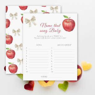 Papier Jeu de devinette de chanson pour bébé Apple