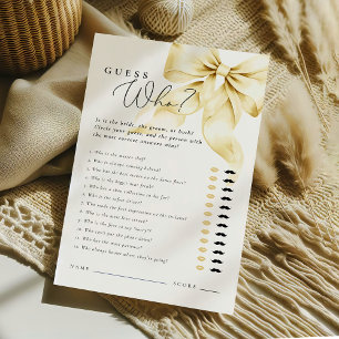 Papier Jeu de devinette pour la fête de mariage à thème R