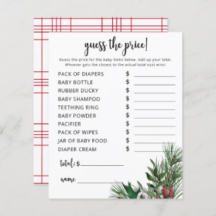 Papier Jeu de devis de prix à feuillage persistant