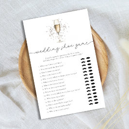 Papier Jeu de Fête des mariées de chaussures Mariage Pear