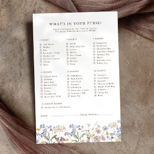Papier Jeu de Fête des mariées du jardin du Fleur sauvage