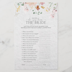 Papier Jeu de Fête des mariées Fleurs de Jardin Rose Vier