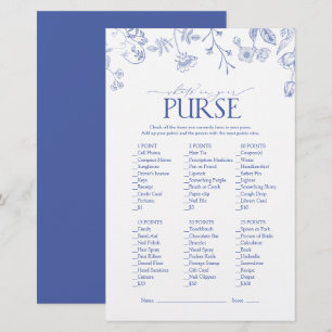 Papier Jeu de Fête des mariées victorienne bleu et blanc