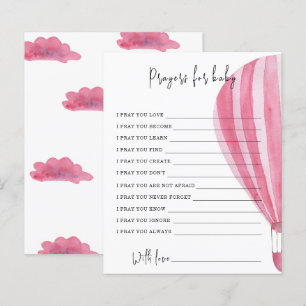 Papier Jeu de fête en montgolfière prières pour bébé