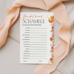 Papier Jeu de mariage : Mots mêlés de mariage Spritz