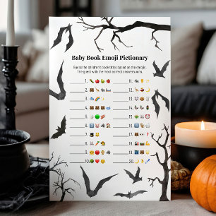 Papier Jeu de Pictionary d'Emoji Halloween : On devient f