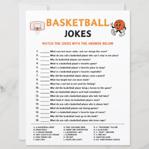 Papier Jeu de plaisanteries de basket-ball
