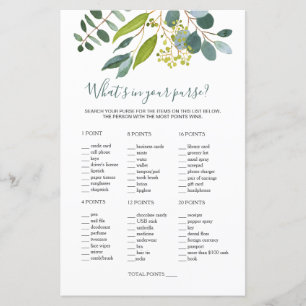 Papier Jeu de porte-mariée verdoyante / Scramble Mariage