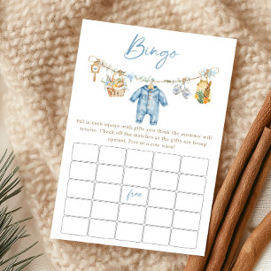 Papier Jeu de prédictions pour bébé garçon cultivé locale