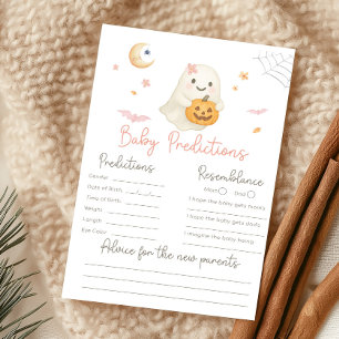 Papier Jeu de prédictions pour bébé Little Boo Halloween