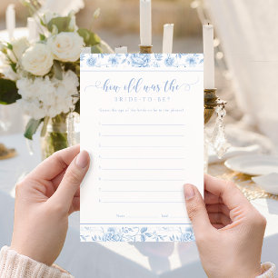 Papier Jeu de Salle de Mariage Fleurie Toile Bleue Quel Â