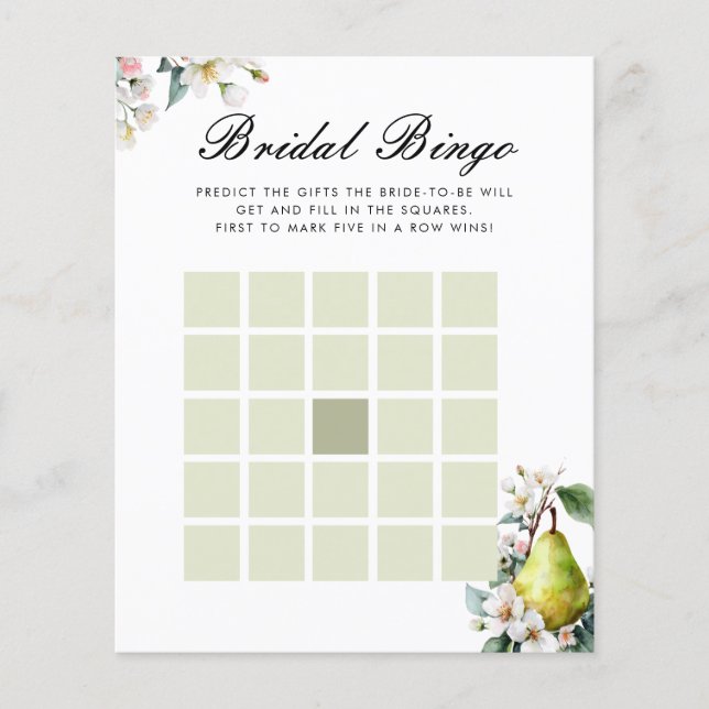 Papier Jeu de salle de mariage Perle Parfaite Bridal Bing (Devant)