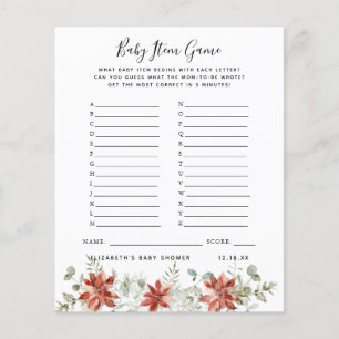 Papier Jeu d'objet bébé   Jeu Baby shower