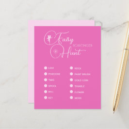 Papier Jeu Fairy Fairy Anniversaire chasse chasse chasse