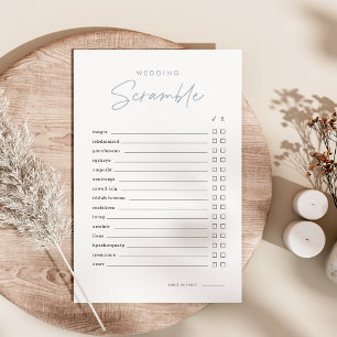 Papier Jeu Fête des mariées Word Scramble