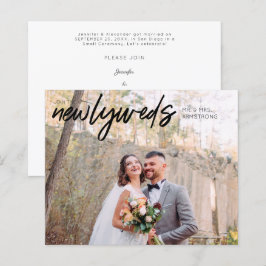 Papier Jeunes mariés à petit budget HB 1 Photo Réception 