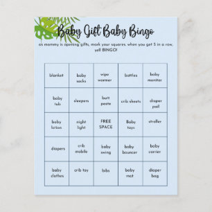 Papier Jeux Baby showers Baby Safari