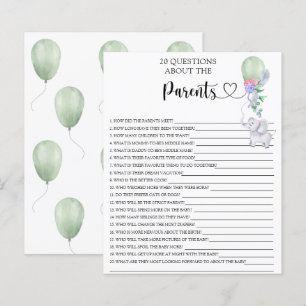 Papier Jeux de ballon et d'éléphant sur les parents