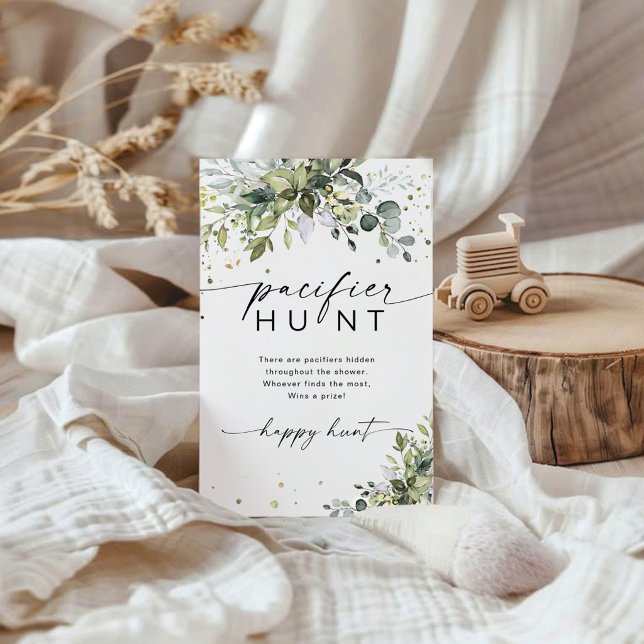 Papier Jeux de chasse à la tétine pour Baby Shower avec t (Créateur téléchargé)