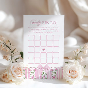 Papier Jeux de Coquette Baby Bingo Love Shack à Ruban Ros