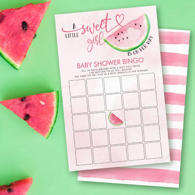 Papier Jeux de douche de Baby shower de Watermelon (Créateur téléchargé)