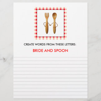 Papier Jeux de Fête des mariées