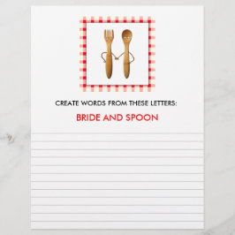 Papier Jeux de Fête des mariées