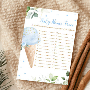 Papier Jeux de société pour Baby Shower sur le thème de l