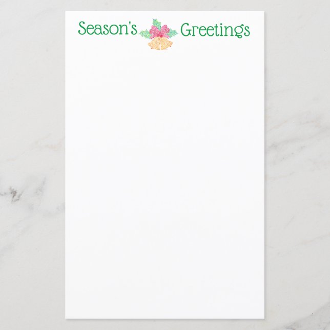 Papier Jingle Bells Note Paper de Sue Weidlich (Devant)