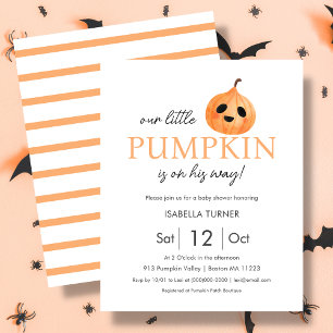 Papier Joli Citrouille   Baby Shower Halloween