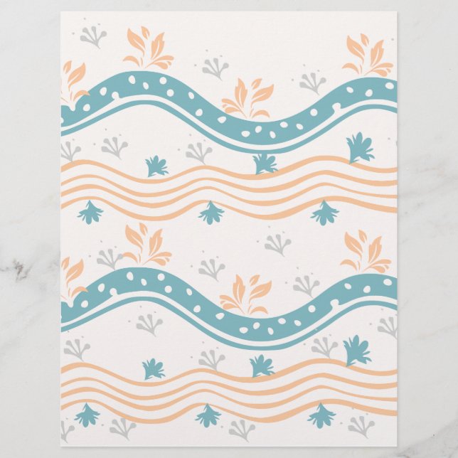 Papier Jolie courbe pastel  (Devant)