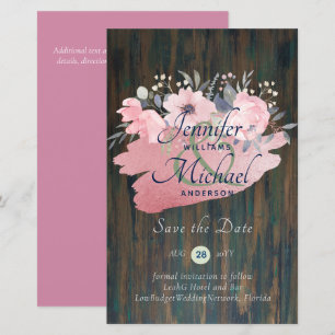 Papier Jolie fille Rose Gold Budget Économisez des dates