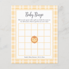 Papier Jote King of the Jungle Boy Baby shower Bingo Jeu