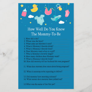 Papier Jouets pour bébés Comment bien connaissez-vous le 