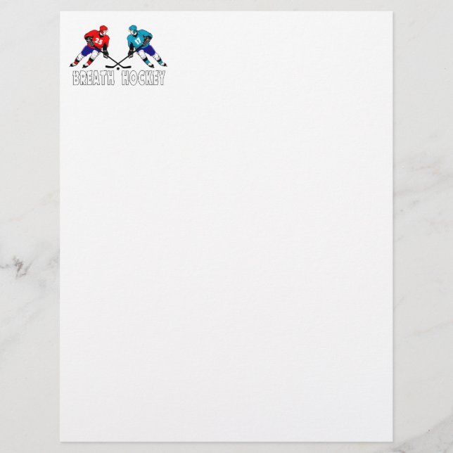 Papier Joueurs de hockey (Devant)